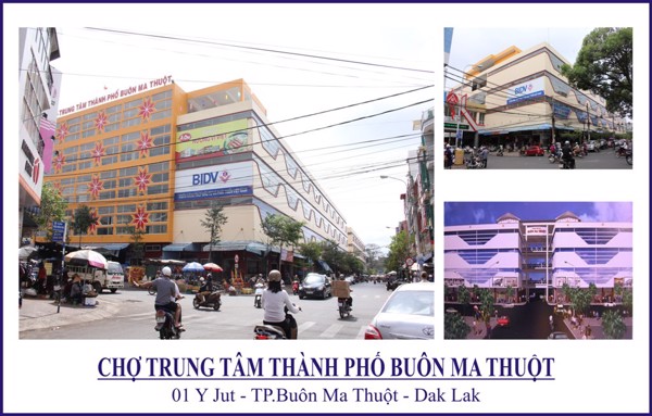 Dự án Chợ Trung tâm Thành phố Buôn Ma Thuột - Khu B